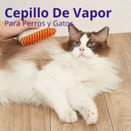 Cepillo de Vapor 3 en 1: Masaje, Limpieza y Quita Pelos