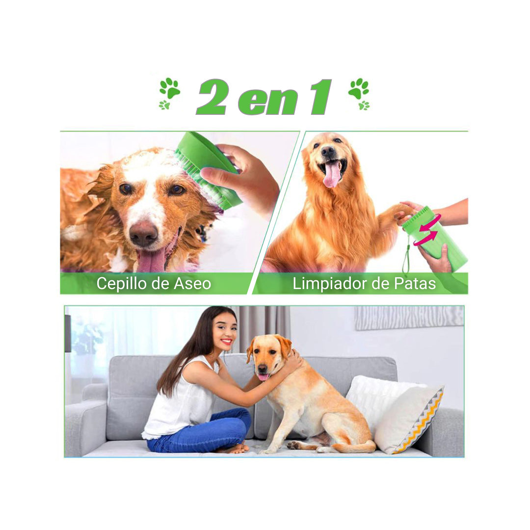 Limpiador Portátil de Patas para Perros y Gatos
